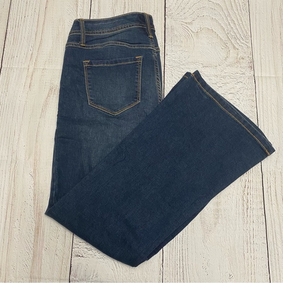 Torrid Luxe slim boot super stretch Dark Blue Boot Cut Jeans 12s - Picture 7 of 7